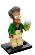 LEGO colsim-11 Apu Nahasapeemapetilon, The Simpsons, Series 1 (Complete Set with Stand and Accessories)
