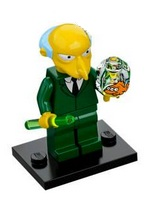LEGO colsim-16 Mr. Burns, The Simpsons, Series 1 (Complete Set with Stand and Accessories)