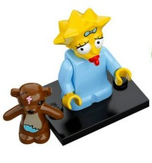 LEGO colsim-5 Maggie Simpson, The Simpsons, Series 1 (Complete Set with Stand and Accessories)