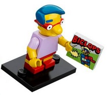 LEGO colsim-9 Milhouse Van Houten, The Simpsons, Series 1 (Complete Set with Stand and Accessories)