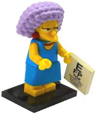 LEGO colsim2-11 Selma, The Simpsons, Series 2 (Complete Set with Stand and Accessories)