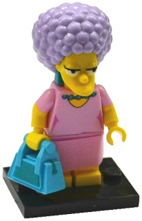 LEGO colsim2-12 Patty, The Simpsons, Series 2 (Complete Set with Stand and Accessories)