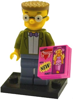 LEGO colsim2-15 Waylon Smithers, The Simpsons, Series 2 (Complete Set with Stand and Accessories)