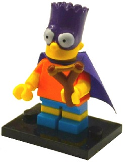 LEGO colsim2-5 Bartman, The Simpsons, Series 2 (Complete Set with Stand and Accessories)