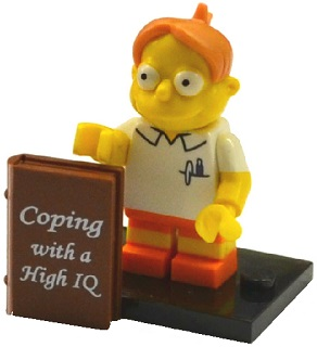 LEGO colsim2-8 Martin Prince, The Simpsons, Series 2 (Complete Set with Stand and Accessories)