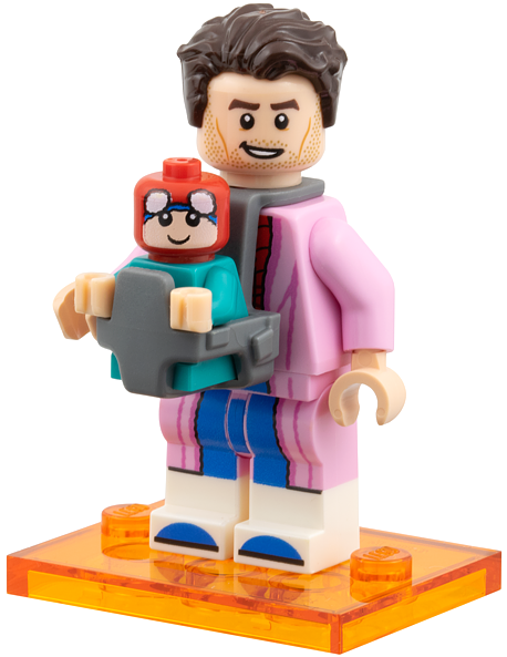 LEGO colspi-10 Peter B. Parker / Spider-Man & May 'Mayday' Parker, Spider-Man Across the Spider-Verse (Complete Set with Stand and Accessories)