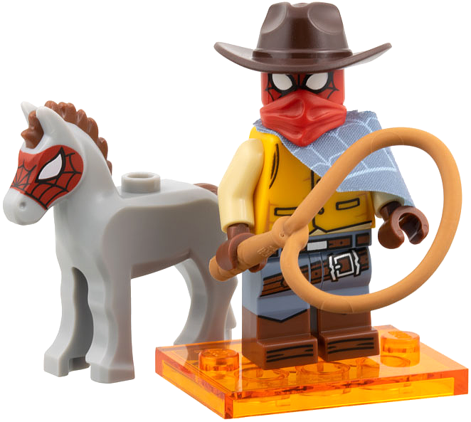 LEGO colspi-11 Patrick O'Hara / Web-Slinger, Spider-Man Across the Spider-Verse (Complete Set with Stand and Accessories)