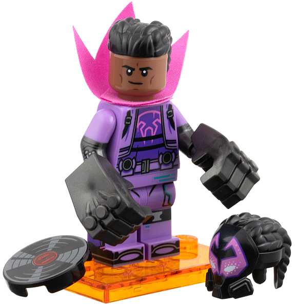 LEGO colspi-3 Miles G. Morales / Prowler, Spider-Man Across the Spider-Verse (Complete Set with Stand and Accessories)