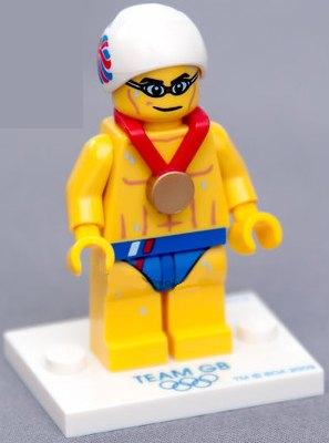 LEGO coltgb-2 Stealth Swimmer, Team GB (Complete Set with Stand and Accessories)