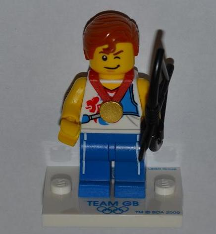 LEGO coltgb-9 Agile Archer, Team GB (Complete Set with Stand and Accessories)