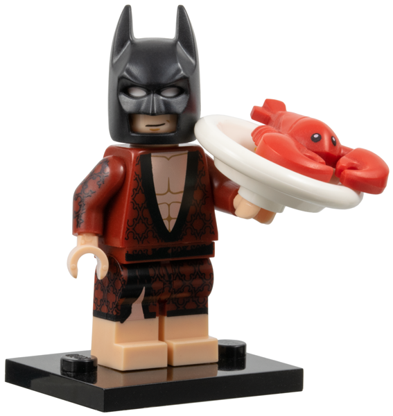 LEGO coltlbm Lobster-Lovin' Batman, The LEGO Batman Movie, Series 1 (Complete Set with Stand and Accessories)