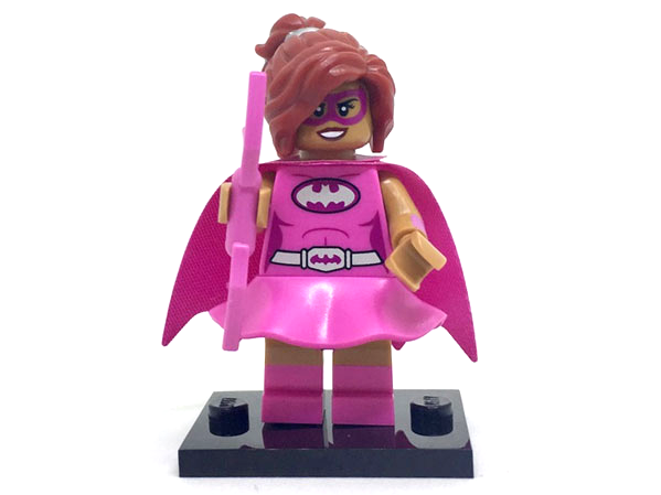 LEGO coltlbm-10 Pink Power Batgirl, The LEGO Batman Movie, Series 1 (Complete Set with Stand and Accessories)