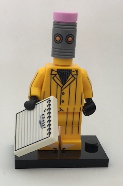 LEGO coltlbm-12 Eraser, The LEGO Batman Movie, Series 1 (Complete Set with Stand and Accessories)