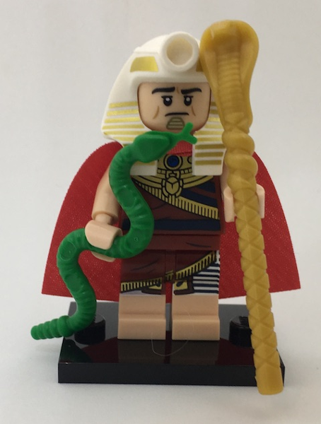 LEGO coltlbm-19 King Tut, The LEGO Batman Movie, Series 1 (Complete Set with Stand and Accessories)