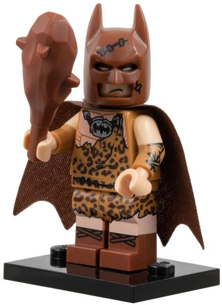LEGO coltlbm-4 Clan of the Cave Batman, The LEGO Batman Movie, Series 1 (Complete Set with Stand and Accessories)