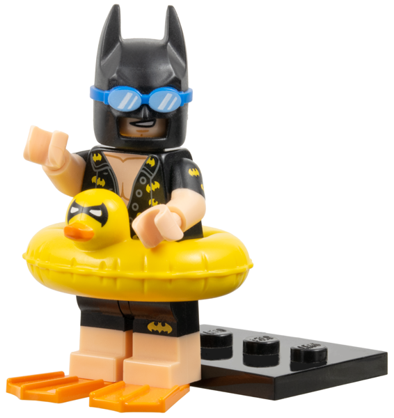 LEGO coltlbm-5 Vacation Batman, The LEGO Batman Movie, Series 1 (Complete Set with Stand and Accessories)