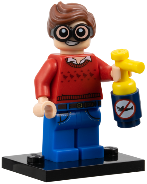 LEGO coltlbm-9 Dick Grayson, The LEGO Batman Movie, Series 1 (Complete Set with Stand and Accessories)