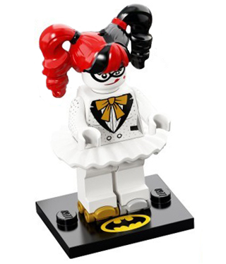 LEGO coltlbm2 Disco Harley Quinn, The LEGO Batman Movie, Series 2 (Complete Set with Stand and Accessories)