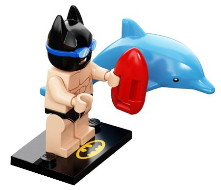 LEGO coltlbm2-6 Swimsuit Batman, The LEGO Batman Movie, Series 2 (Complete Set with Stand and Accessories)