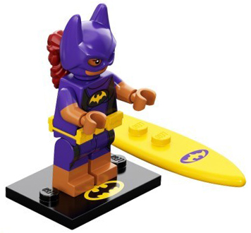 LEGO coltlbm2-9 Vacation Batgirl, The LEGO Batman Movie, Series 2 (Complete Set with Stand and Accessories)
