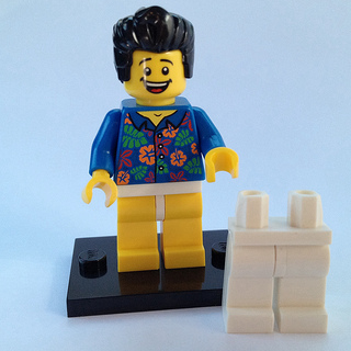 LEGO coltlm-13 'Where are my Pants?' Guy, The LEGO Movie (Complete Set with Stand and Accessories)