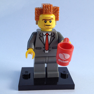 LEGO coltlm-2 President Business, The LEGO Movie (Complete Set with Stand and Accessories)