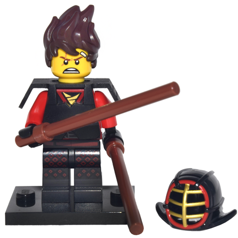 LEGO coltlnm Kai Kendo, The LEGO Ninjago Movie (Complete Set with Stand and Accessories)