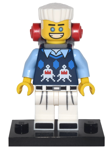 LEGO coltlnm-10 Zane, The LEGO Ninjago Movie (Complete Set with Stand and Accessories)