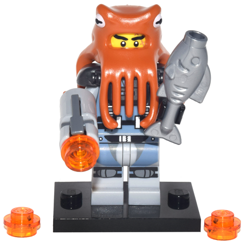 LEGO coltlnm-12 Shark Army Octopus, The LEGO Ninjago Movie (Complete Set with Stand and Accessories)