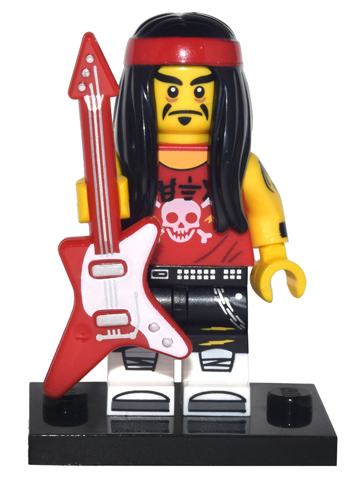 LEGO coltlnm-17 Gong & Guitar Rocker, The LEGO Ninjago Movie (Complete Set with Stand and Accessories)