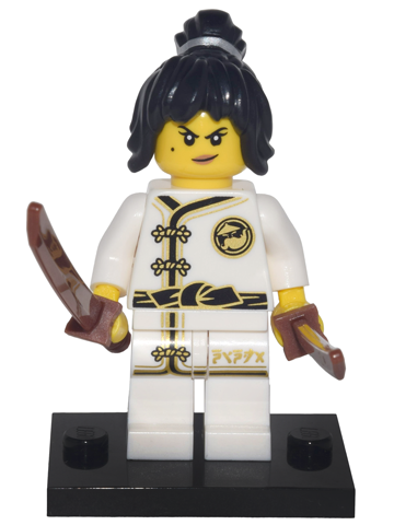 LEGO coltlnm-2 Spinjitzu Training Nya, The LEGO Ninjago Movie (Complete Set with Stand and Accessories)