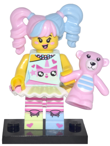 LEGO coltlnm-20 N-POP Girl, The LEGO Ninjago Movie (Complete Set with Stand and Accessories)