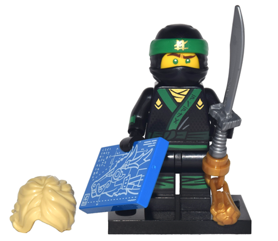 LEGO coltlnm-3 Lloyd, The LEGO Ninjago Movie (Complete Set with Stand and Accessories)