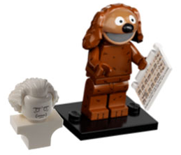 LEGO coltm Rowlf the Dog, The Muppets (Complete Set with Stand and Accessories)