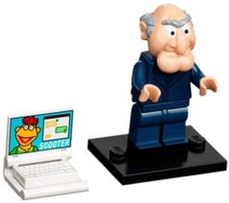 LEGO coltm-10 Statler, The Muppets (Complete Set with Stand and Accessories)