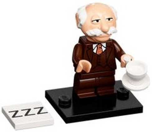 LEGO coltm-9 Waldorf, The Muppets (Complete Set with Stand and Accessories)