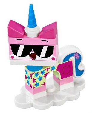 LEGO coluni1-5 Shades Unikitty, Unikitty!, Series 1 (Complete Set with Stand)