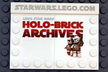 LEGO comcon011 Star Wars Holo-Brick Archives, San Diego Comic-Con 2009 Exclusive