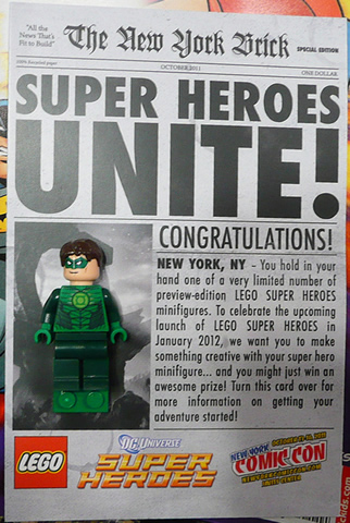 LEGO comcon016 Green Lantern - New York Comic-Con 2011 Exclusive