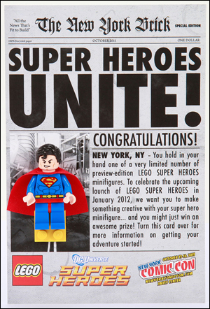 LEGO comcon017 Superman - New York Comic-Con 2011 Exclusive
