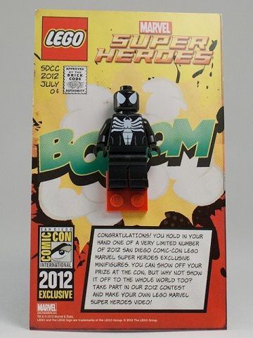 LEGO comcon023 Spider-Man in Black Symbiote Costume - San Diego Comic-Con 2012 Exclusive
