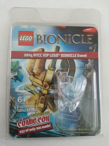 LEGO comcon043 Tahu Mask - New York Comic Con 2014 VIP Event Exclusive blister pack