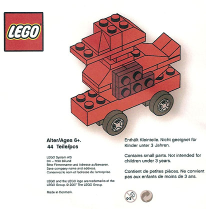 LEGO Duck75 75th Anniversary Duck on Wheels