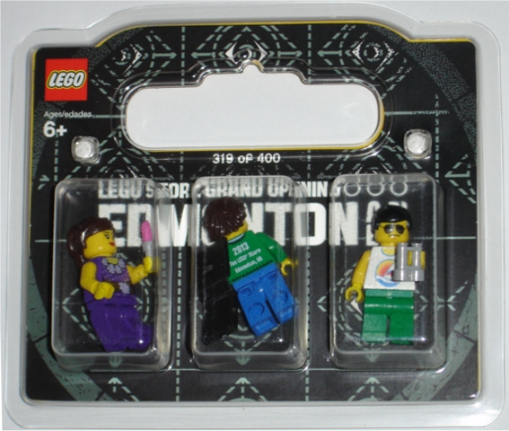LEGO Edmonton LEGO Store Grand Opening Exclusive Set, Southgate Mall, Edmonton,  AB, Canada blister pack