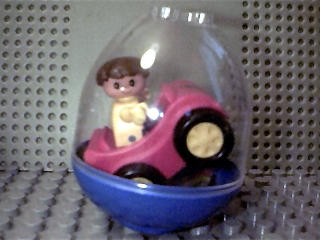 LEGO eggfun Egg Fun, Blue - Boy with Car (Complete Set)