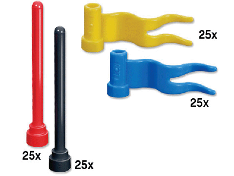 LEGO F6316 Flags and Posts