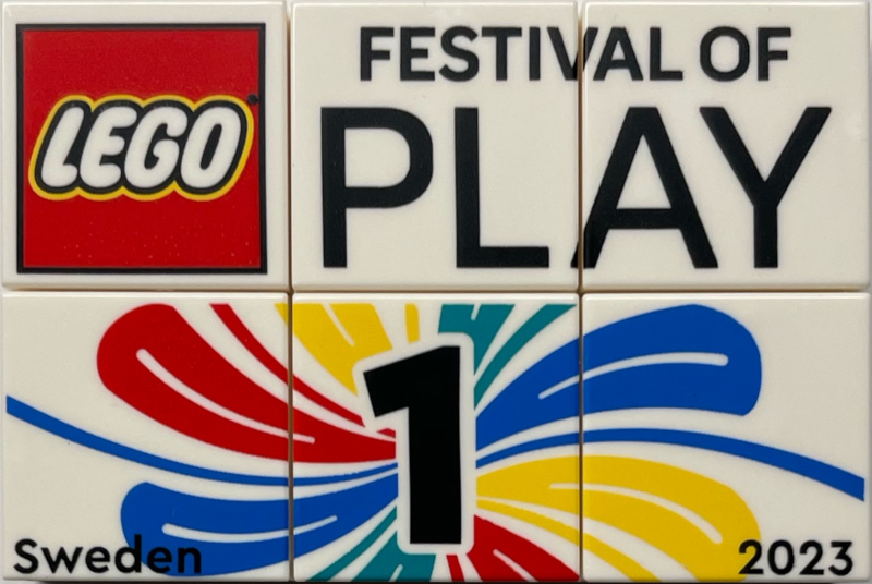 LEGO fopp01 LEGO Festival of Play Sweden Puzzle Promotional 2023