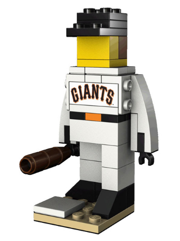 LEGO Giants Baseball Player LEGO Day AT&T Park 2015