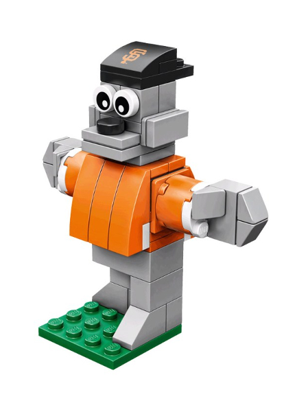 LEGO Giants-2 Lou Seal LEGO Day AT&T Park 2016