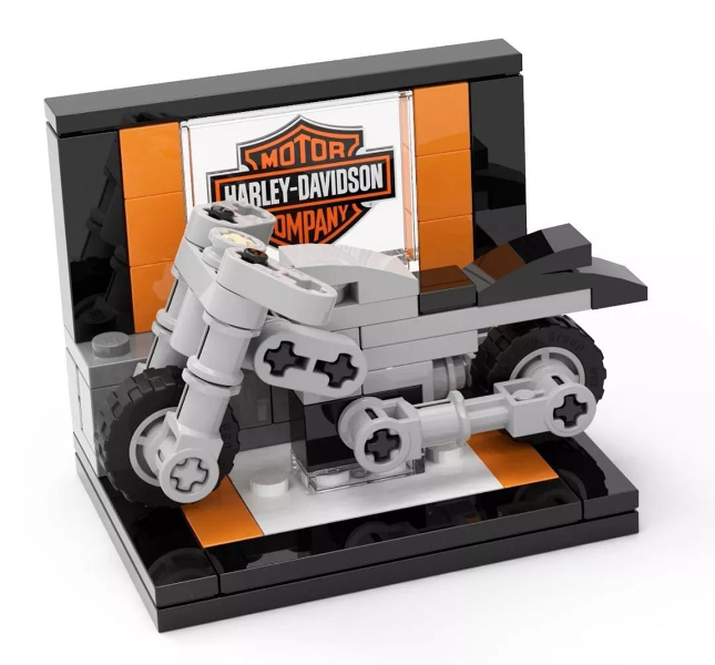 LEGO HARLEY LEGO Brand Store Exclusive Build - Harley-Davidson Mini Motorcycle